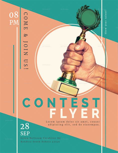 Contest Flyer Template Free